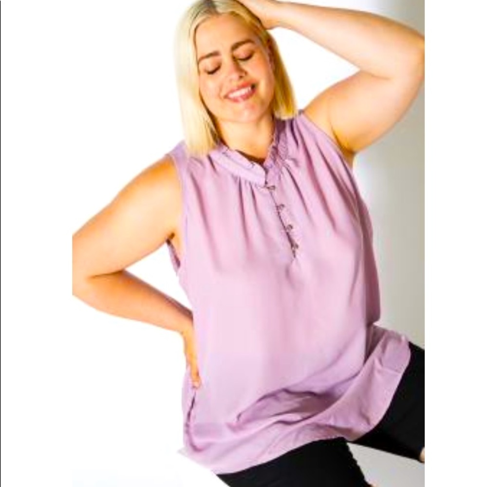 BBA Georgette Lavender Blouse